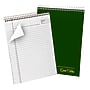 Ampad Gold Fibre Designer Series Notepad, 8.5" x 11.75", Wide Ruled, Classic Green, 70 Sheets/Pad (TOP 20-811)~#|#~m004940539_sc7