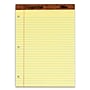 TOPS Legal Notepad, 8.5" x 11.75", Wide Ruled, Canary Yellow, 50 Sheets/Pad, 12 Pads/Pack (TOP 75351)~#|#~m004940660_sc7