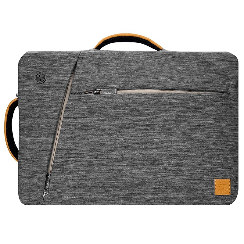 VanGoddy Laptop Messenger, Gray Nylon (LAPLEA022) image 1