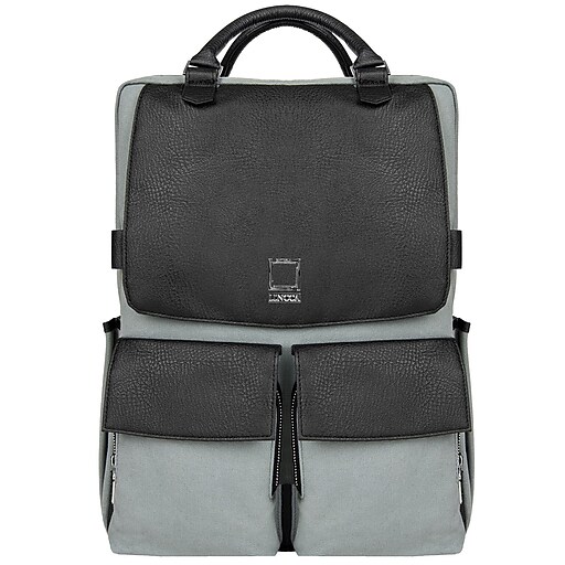 Lencca Novo Gray Laptop Crossover Shoulder Bag 15.6 Inch (LENLEA814) at