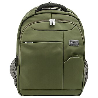 Vangoddy Germini 15.6" Laptop Backpack (Olive Green)