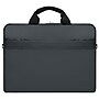 Vangoddy 15.6" Vinyl Laptop Bag, Metallic Gray/Black (NBKLEA121)~#|#~m004945255_sc7