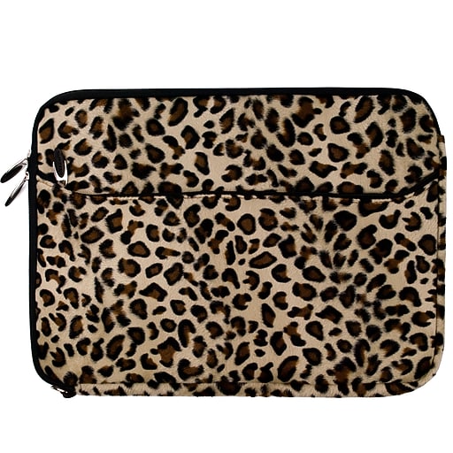 Vangoddy Laptop Protector Sleeve Fits up to 15" Laptop (Leopard Print