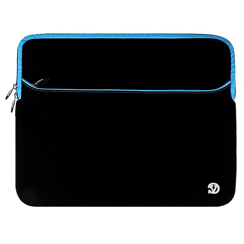 Vangoddy 15" Laptop Sleeve, Black/Blue (NBKLEA223) image 1