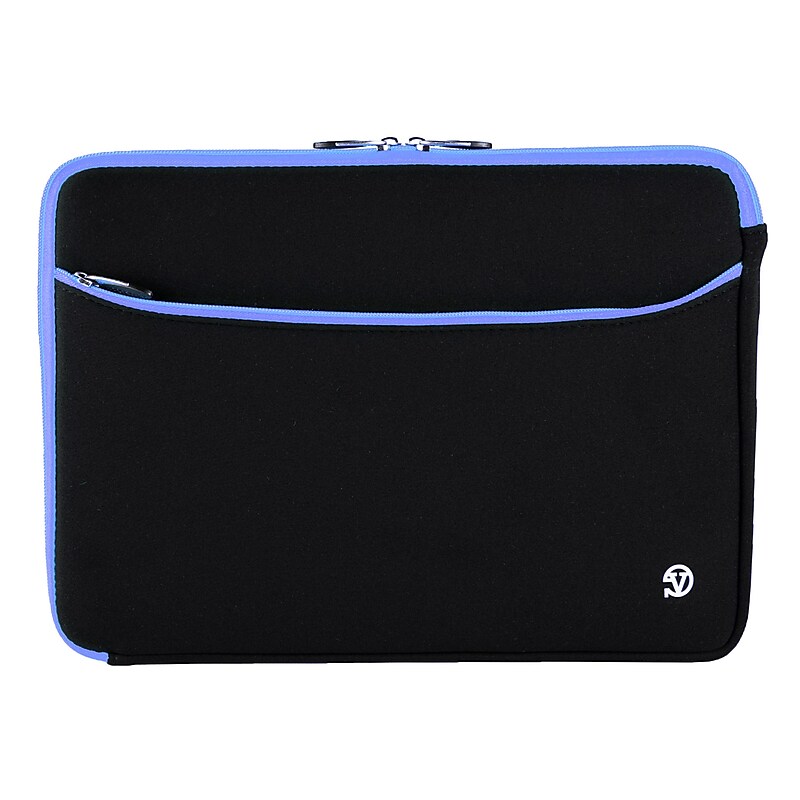 Vangoddy 17" Laptop Sleeve, Black/Blue (NBKLEA255) image 1