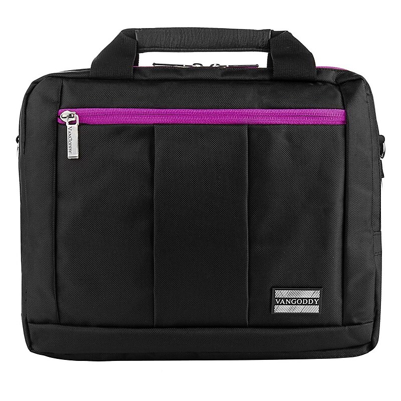 Vangoddy El Prado Laptop Case, Black/Purple (NBKLEA275) image 1