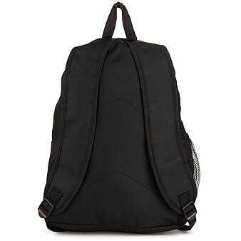 SumacLife Compact Lightweight Nylon Casual Daypack Laptop Backpack, Black/Blue (NBKLEA473)