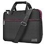 Vangoddy NineO Nylon Messenger Bag, Gray/Pink (NBKLEA505)~#|#~m004945501_sc7