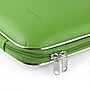 SumacLife Cady 10" Faux Leather Laptop Bag, Green (NBKLEA521)~#|#~m004945505_sc7