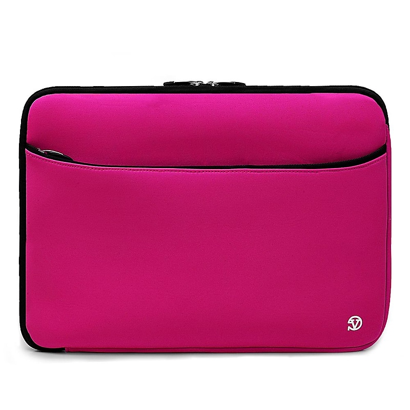 Vangoddy 14" Neoprene Laptop Sleeve, Shock Absorbing, Magenta (NBKLEA616) image 1