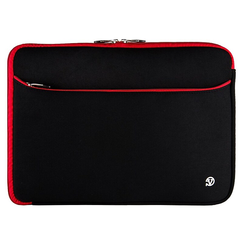 Vangoddy 14" Laptop Sleeve, Black/Red (NBKLEA621) image 1