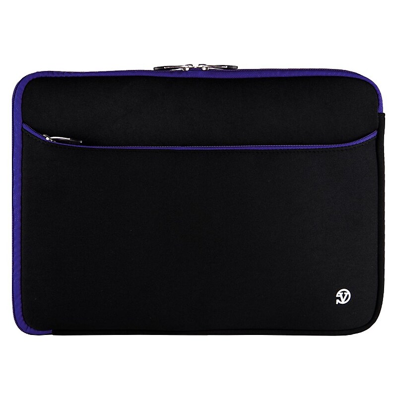 Vangoddy 14" Laptop Sleeve, Black/Blue (NBKLEA622) image 1