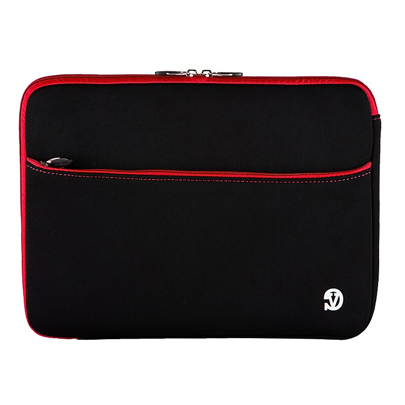 Vangoddy 13" Laptop Sleeve, Black/Red (NBKLEA651) image 1