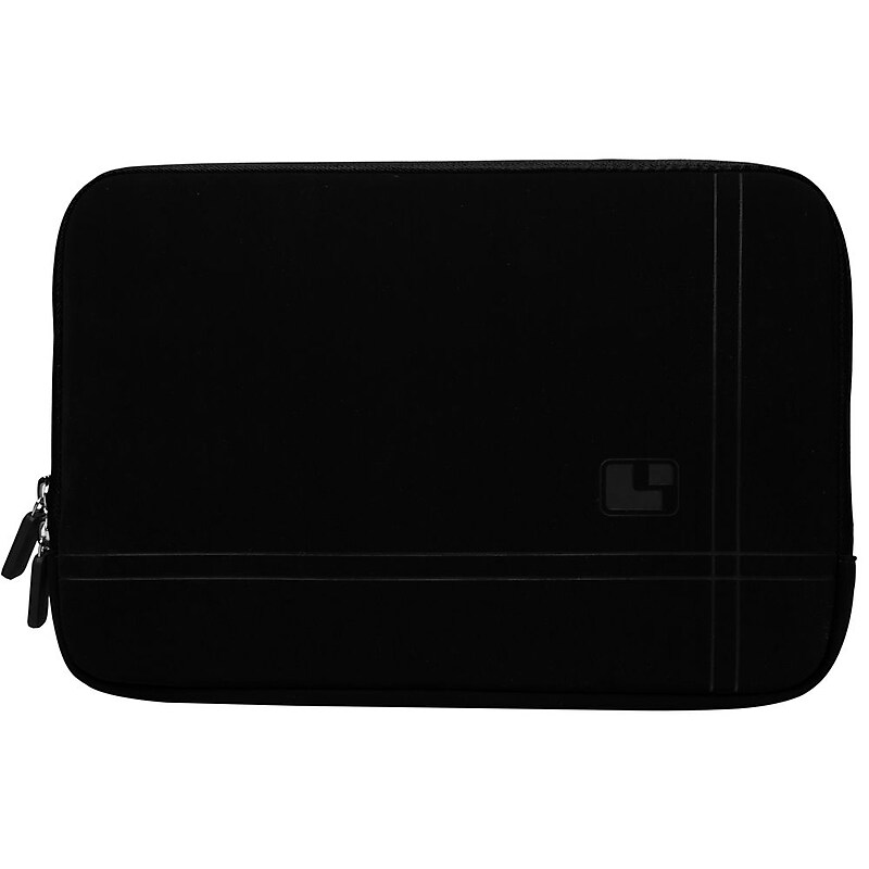 SumacLife 13" Laptop Sleeve, Black (NbkLea674) image 1