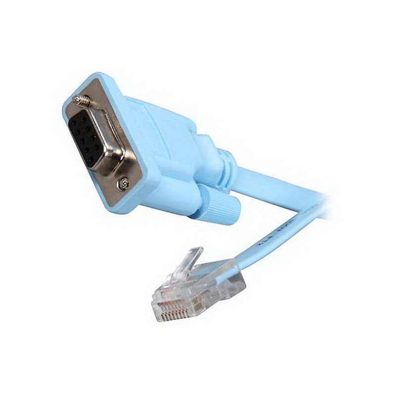 Cisco6'ConsoleCablewithRJ45andDB9Ffor2800SeriesRouters(CAB-CONSOLE-RJ45=) image 1