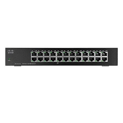 Cisco® 110 Series SF11024NA 24Port Rackmount Unmanaged