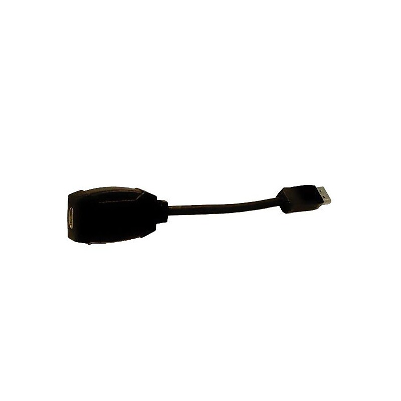 Comprehensive DP2HDJA 0.66' DisplayPort/HDMI Audio/Video Cable, Black image 1