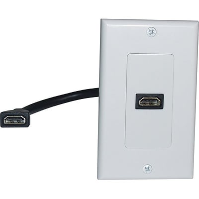 Comprehensive 1 Port HDMI Pigtail Wallplate Simolary simolary.com