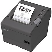 Epson® TM-T88V Monochrome Direct Thermal POS Receipt Printer, Dark Gray (C31CA85090)
