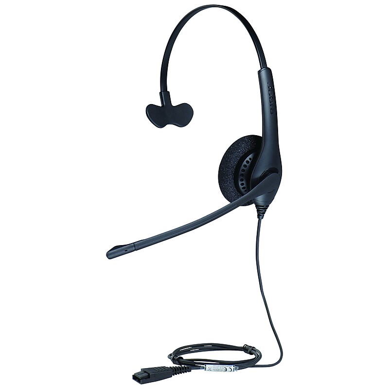 Jabra BIZ 1500 Mono Noise Canceling Headset, Over-the-Head, Black  (1513-0157) image 1