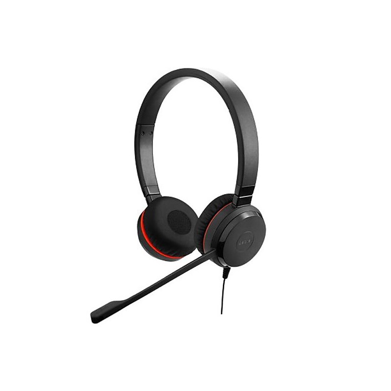 jabra Evolve 30 II UC Noise Canceling Stereo On Ear Computer Headset, 3.5mm, UC Certified (5399-829-309) image 1