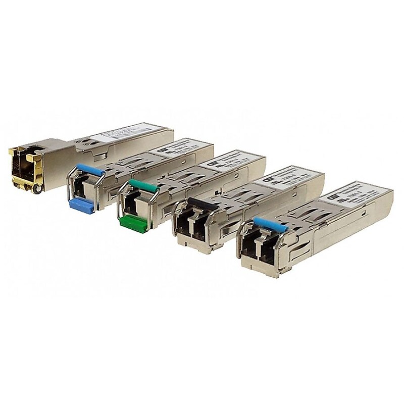 Omnitron 7207-1 LC Duplex Gigabit Ethernet SFP Optical Transceiver Module image 1