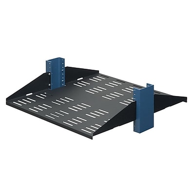 Rack Solutions 2USHL-022FULL-20DV Black 2U Telco Rack Shelf for 19″ EIA-310 Racks Simolary simolary.com
