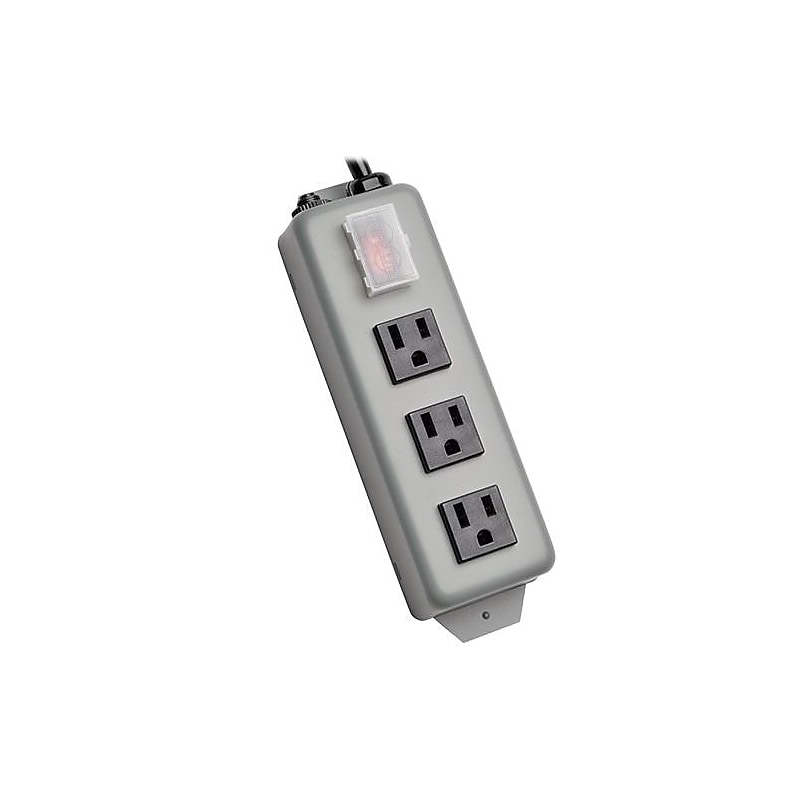 Tripp Lite 3 Outlet Power Strip, Black (3SP9) image 1