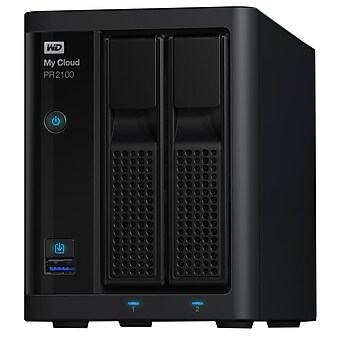 WD® Pro Series WDBBCL0080JBK-NESN 8TB HDD 2 Bays Media Server