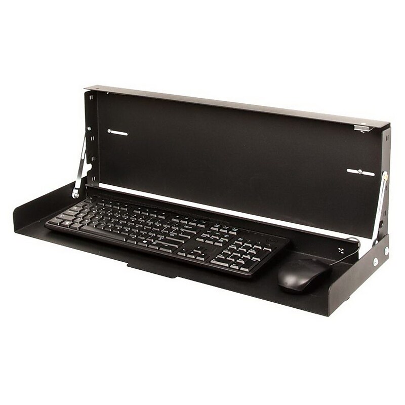 Rack Solutions® Wallmount Keyboard Tray, Black (104-2795) image 1