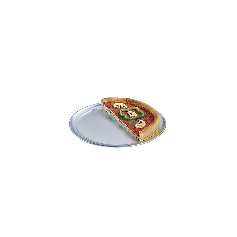 American Metalcraft 7" Wide Rim Aluminum Pizza Pan (TP7) image 1