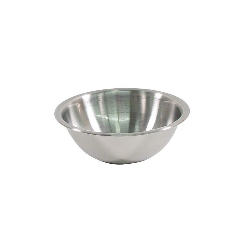 Crestware 3/4 Qt. Stainless Steel Mixing Bowl (MBP00) image 1