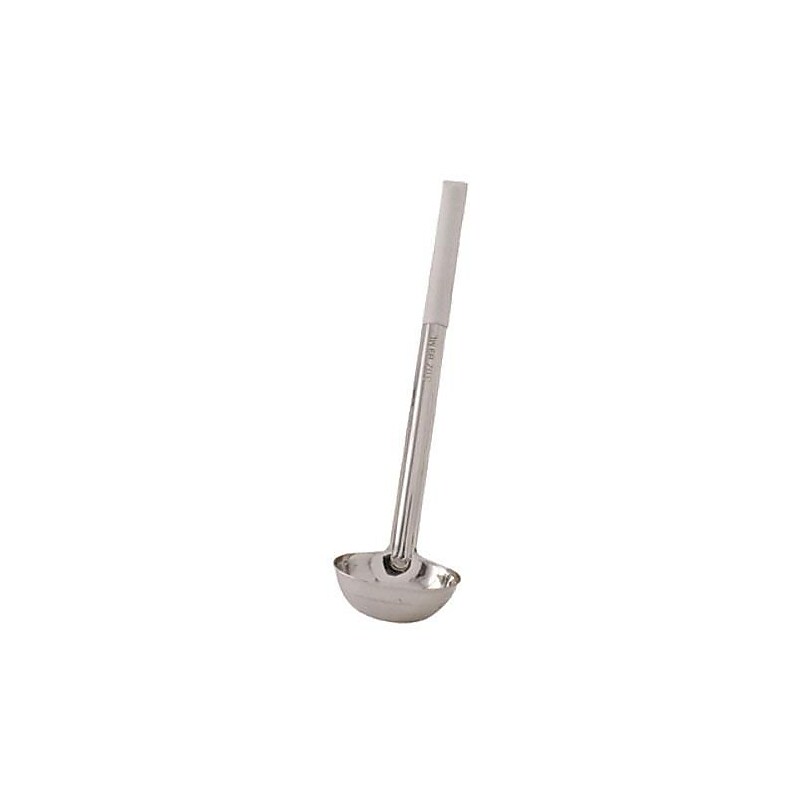 Winco 3 Oz. Ivory Ladle, Stainless Steel (LDC-3) image 1