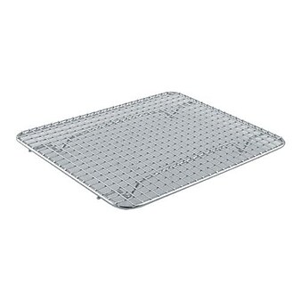 Crestware Half Size Steam Table Pan Grate, 11" L x 9" W x 4" D, Stainless Steel (GRA2)