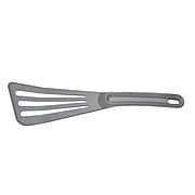 Mercer Cutlery 12" Gray High Heat Slotted Nylon Spatula (59367)