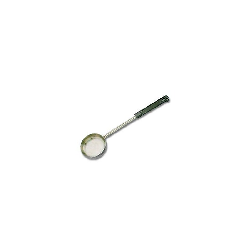 American Metalcraft 6 Oz. Black Solid Portion Spoon, Stainless Steel (SPN6) image 1