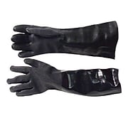 Protective Industrial Products 18" PVC Dipped Gloves, Black, 1 Pair (58-8060)