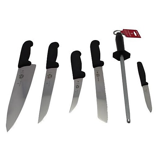 Shop Staples For Victorinox 7 Piece Knife Set Stainless Steel 46149