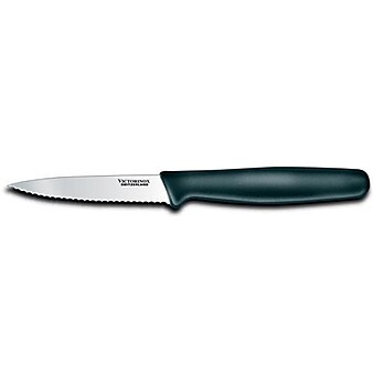 Victorinox 3 1/4" Serrated Paring Knife, High Carbon Steel (47509)