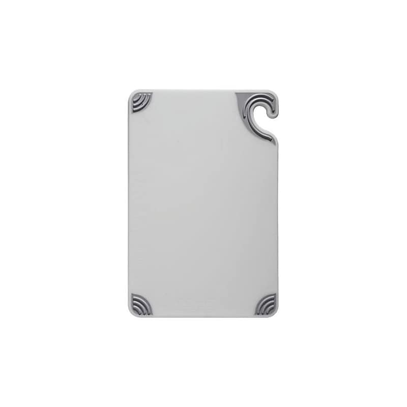 San Jamar 9" W x 12" D Cutting Board, White image 1