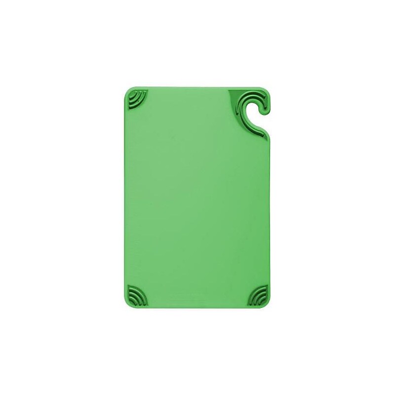 San Jamar 9" x 12" x 3/8" Green Cutting Board (CBG912GN) image 1