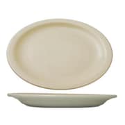 International Tableware 9 3/4 inch x 7 Plate With Narrow Rim 24/Pack (VA 12) by