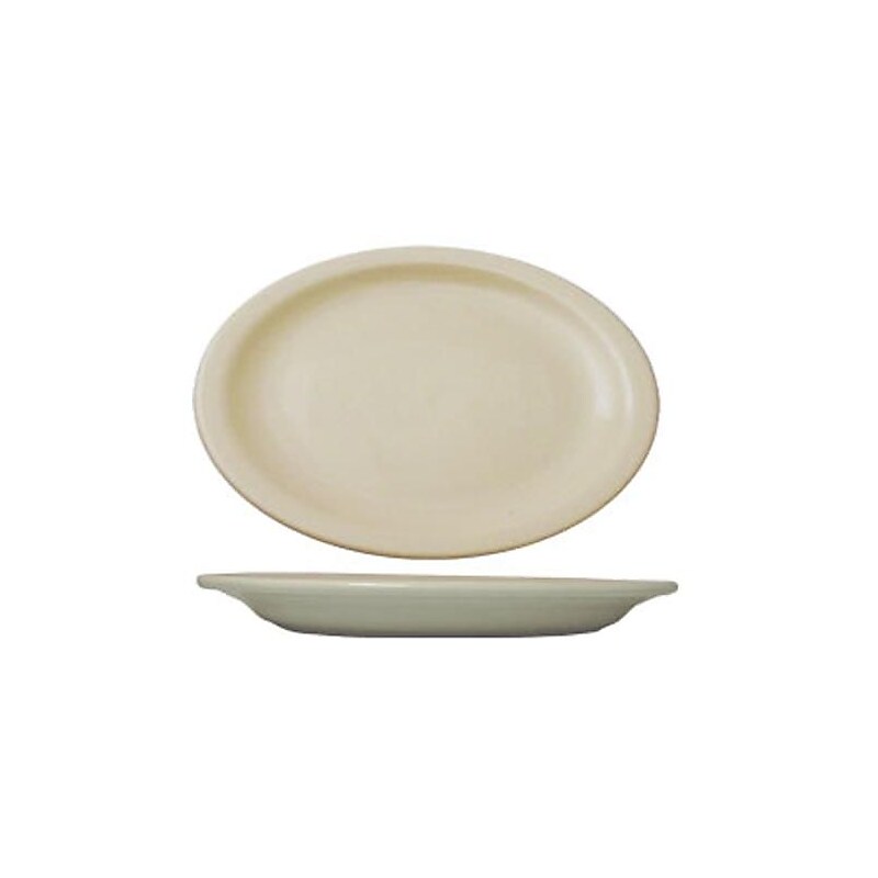International Tableware 11 1/2" x 9 1/4" Valencia™ Platter With Narrow Rim 12/Pack (VA-13) image 1