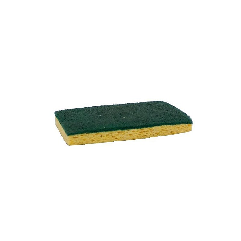 3M Medium Duty Green Scouring Sponge, 10/Carton (10-0496) image 1