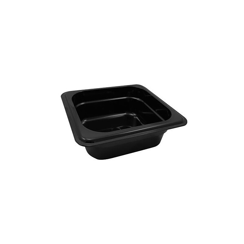Cambro Camwear Sixth Size Black Food Pan (62CW110) image 1