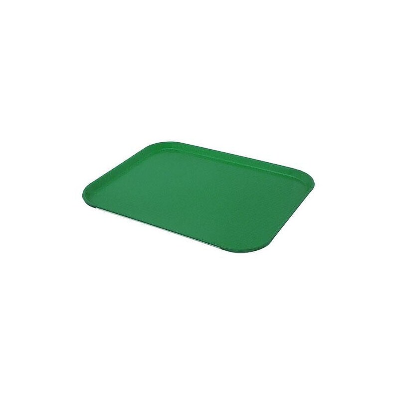 Cambro Fast Food Tray, 17 3/4" L x 13 13/16" W, Green (1418FF119) image 1