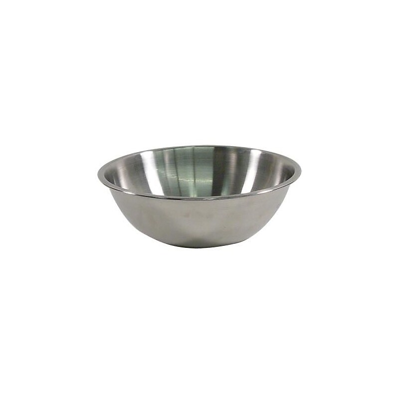 Crestware 4 Qt. Stainless Steel Mixing Bowl (MBP04) image 1