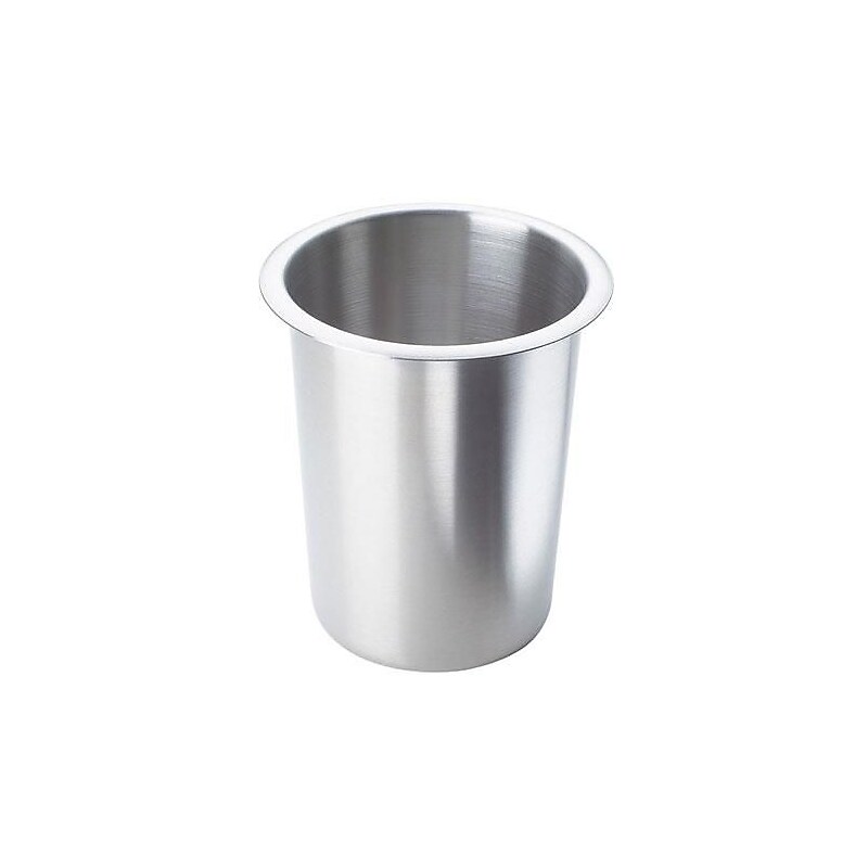 Cal-Mil 4 1/2" Stainless Steel Flatware Cylinder (1017-SOLID) image 1