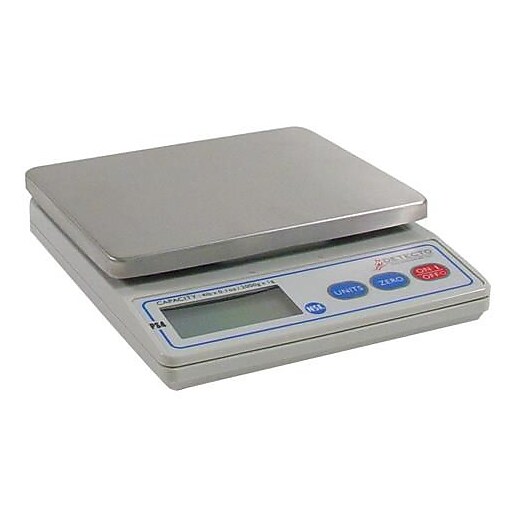 Detecto Digital Portion Scale 4 Lbs. Silver 5 9/10" W x 6 7/10" D x 1 1
