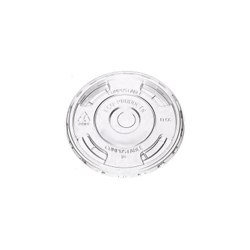 Eco-Products BlueStripe Cold Cup Lids Convenience Pack, Clear, 1000/Pack (EP-CRFLPK) image 1